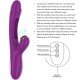 ATENEO VIBRADOR MULTIFUNCIÓN RECARGABLE 7 VIBRACIONES CON LENGUA OSCILANTE Y SUCCIONADOR MORADO