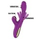 ATENEO VIBRADOR MULTIFUNCIÓN RECARGABLE 7 VIBRACIONES CON LENGUA OSCILANTE Y SUCCIONADOR MORADO