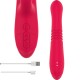 DUA VIBRADOR MULTIFUNCIÓN RECARGABLE UP & DOWN CON LENGUA ROJO